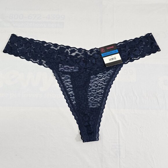 No Boundaries Women’s 3-Pack Multi-Color Seamless Lace Thong Panties – Size XXXL - Picture 15 of 16